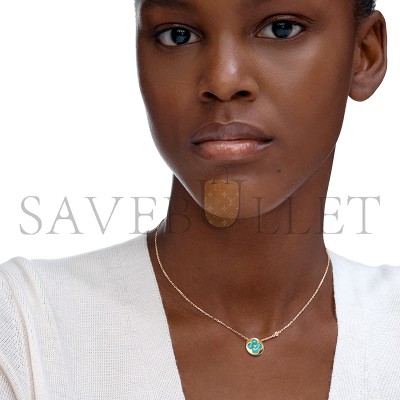 LOUIS VUITTON COLOR BLOSSOM BB SUN PENDANT, YELLOWGOLD, AMAZONITE AND DIAMOND Q03793 LOUIS VUITTON COLOR BLOSSOM BB SUN PENDANT, YELLOWGOLD, AMAZONITE AND DIAMOND Q03793